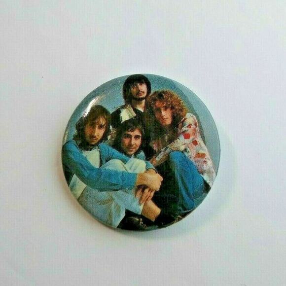 The Who Vintage 1989 Badge Button Up Pin Pinback Hard Rock Licensed Original - Picture 4 of 5